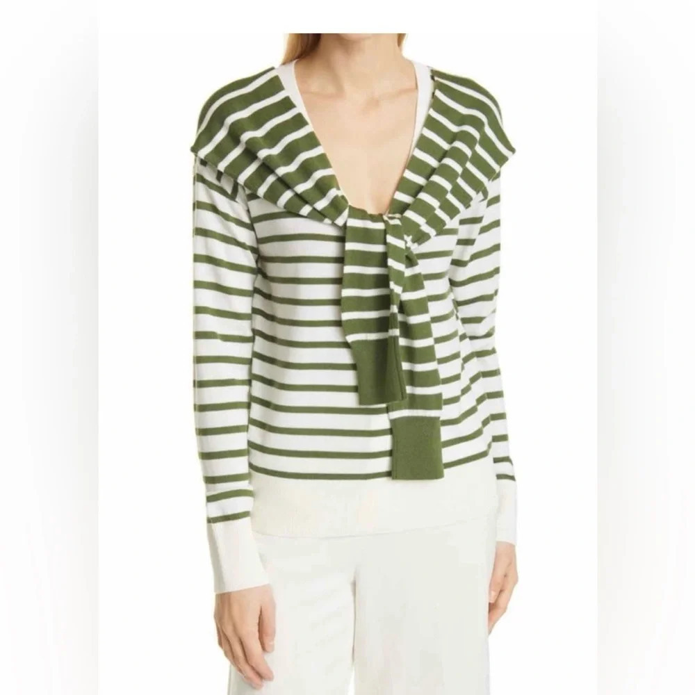 Veronica Beard 100% Wool Sweater size Small - Flaw - Picture 1 of 10
